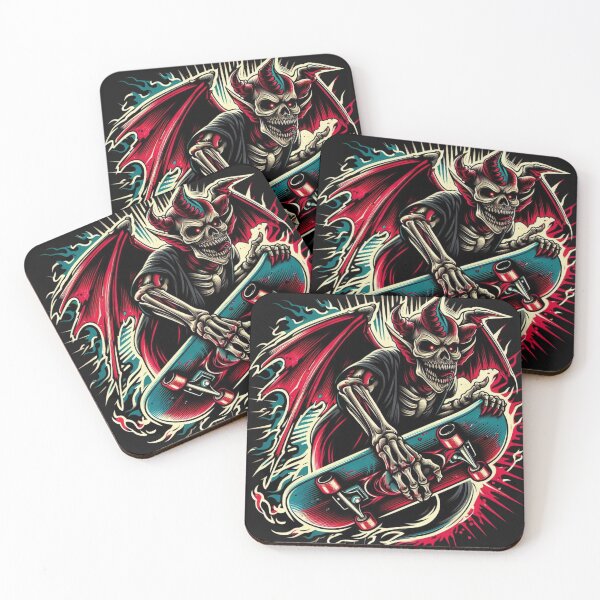 Item preview,  Infernal Skater designed and sold by Metalborne.