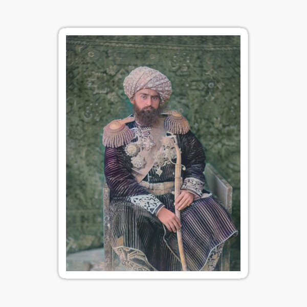 Aperçu de l'œuvre L'émir de Boukhara en 1890 créée et vendue par 19th Century in Color.