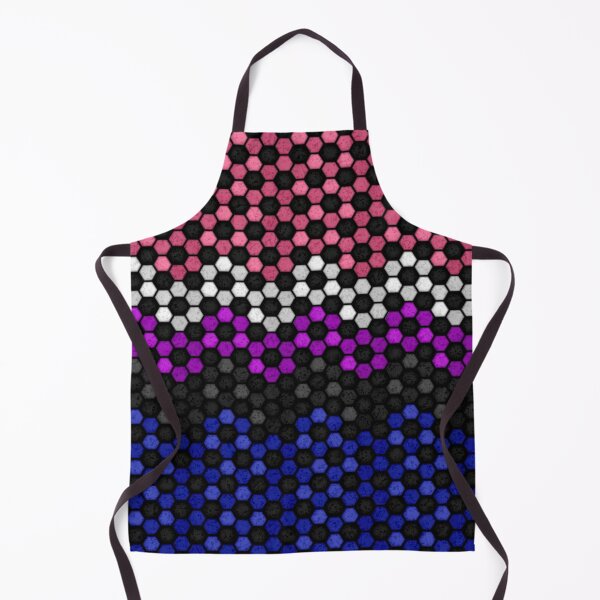 Item preview, Seamless Football Pattern in Gender Fluid Pride Flag Colors designed and sold by LiveLoudGraphic.