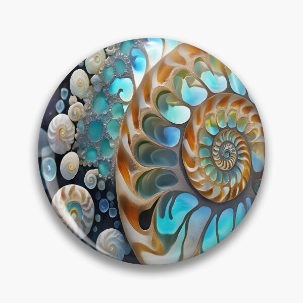 Item preview, Iridescent Nautilus in the shore designed and sold by artedamensagem.