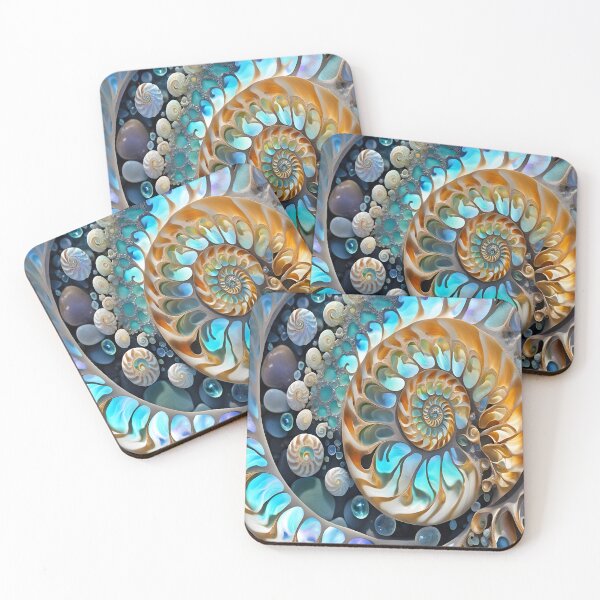 Item preview, Iridescent Nautilus in the shore designed and sold by artedamensagem.