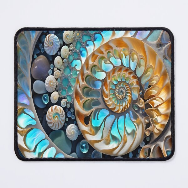 Item preview, Iridescent Nautilus in the shore designed and sold by artedamensagem.
