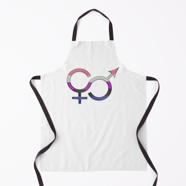 Item preview, Gender Fluid Symbol in Pride Flag Colors designed and sold by LiveLoudGraphic.