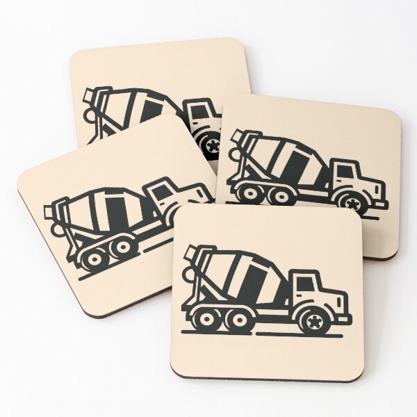Item preview, Cement Mixer Construction Truck designed and sold by theartfulaspie.