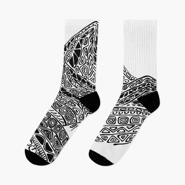 Item preview, Mountains stylized in geometric and ethnic patterns designed and sold by BaluxArt.