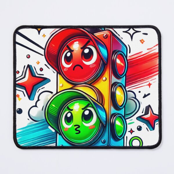 Item preview, Funny Traffic Light - Funny Light Expressions designed and sold by Trijota.