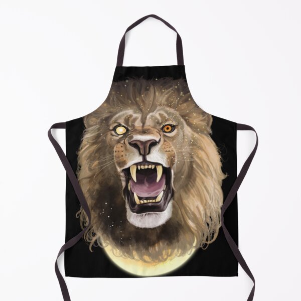 Item preview, Moon Lion With Stars, Painting 2 of 2 designed and sold by AK-Hevonen.