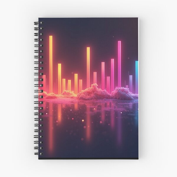 Item preview, Music bars colorful above the clouds designed and sold by Ocdawa.