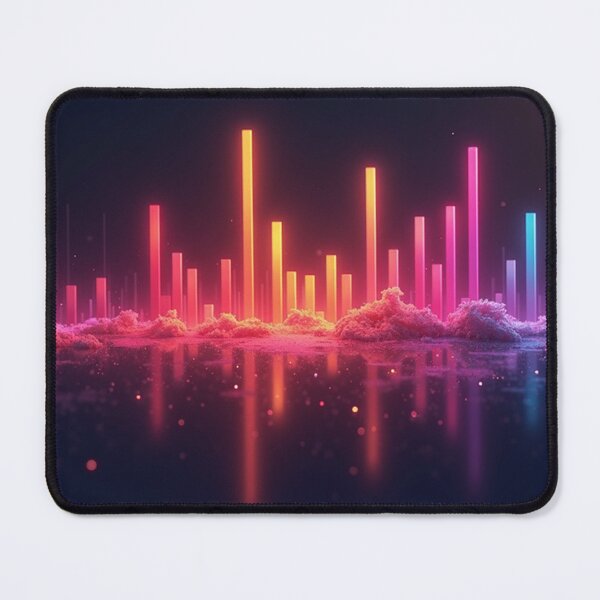 Item preview, Music bars colorful above the clouds designed and sold by Ocdawa.