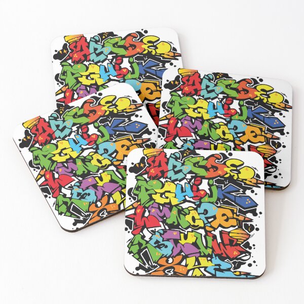 Item preview, graffiti alphabet Under grain  designed and sold by Osiris1995.