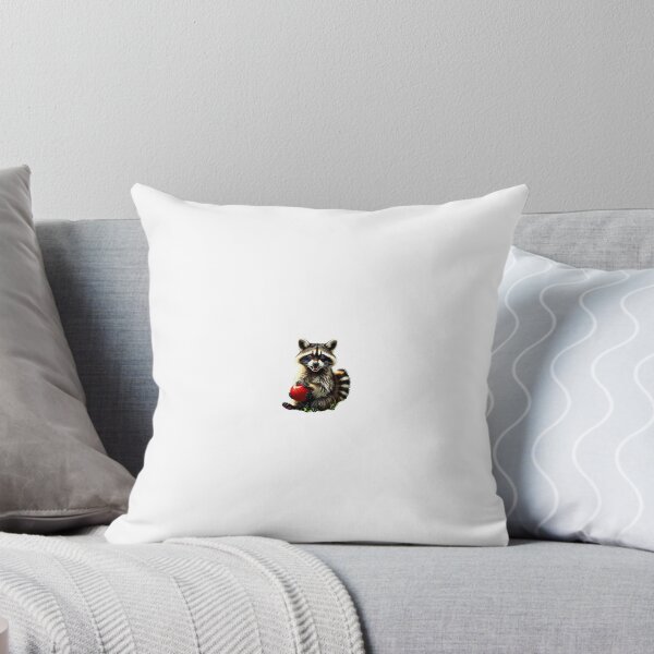 Item preview, Raccoon eating an apple designed and sold by Kenji11.