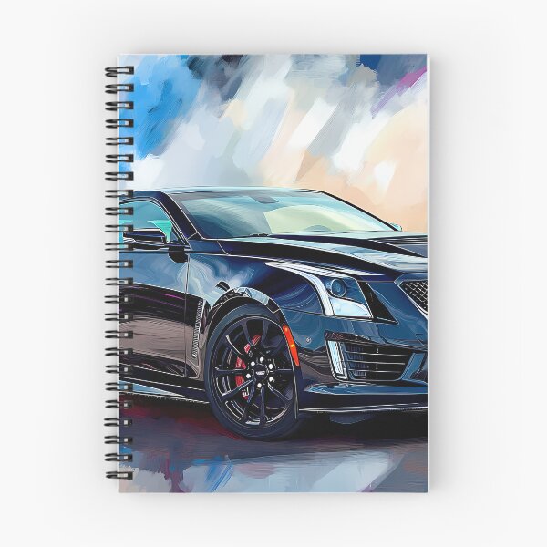 Artikelvorschau, Pop-Art-Schwarzes Cadillac ATS-V Coupé – Mutige, elegante und kraftvolle Automobilkunst VII entworfen und verkauft von AutoPopStudio.