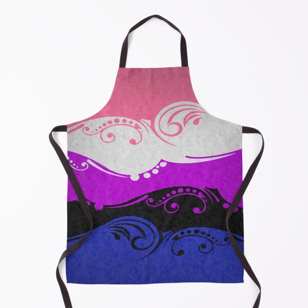 Item preview, Fancy Swooped and Swirled Gender Fluid Pride Flag Background designed and sold by LiveLoudGraphic.