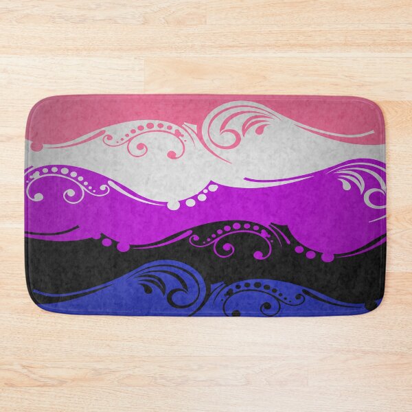 Item preview, Fancy Swooped and Swirled Gender Fluid Pride Flag Background designed and sold by LiveLoudGraphic.