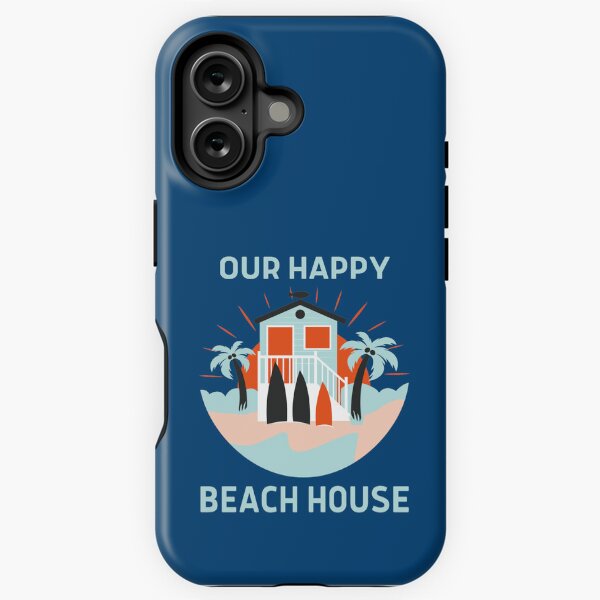 Item preview, Our Happy Beach House - Blue Text designed and sold by TimelessLocales.