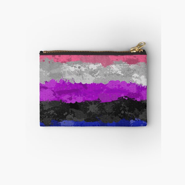 Item preview, Abstract Paint Splatter Gender Fluid Pride Flag Background designed and sold by LiveLoudGraphic.