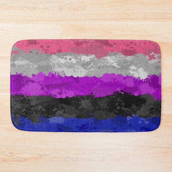Item preview, Abstract Paint Splatter Gender Fluid Pride Flag Background designed and sold by LiveLoudGraphic.
