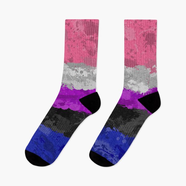 Item preview, Abstract Paint Splatter Gender Fluid Pride Flag Background designed and sold by LiveLoudGraphic.