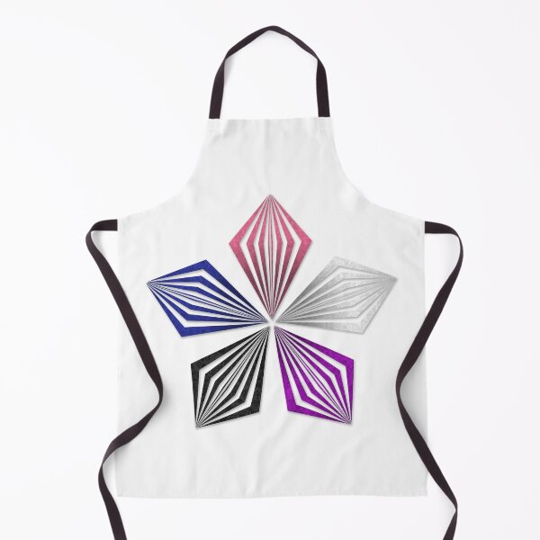 Item preview, Gender Fluid Pride Flag Colored Geometric Starburst designed and sold by LiveLoudGraphic.