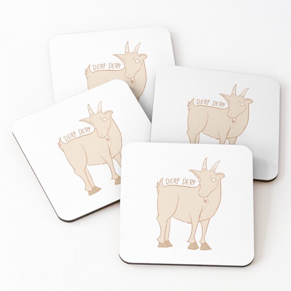 Item preview, Cartoon Goat with Oversized Hooves and Humor designed and sold by avellis illustrations.