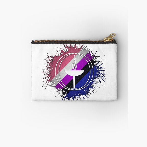 Item preview, Paint Splatter Gender Fluid Pride Flag Unitarian Universalism Symbol designed and sold by LiveLoudGraphic.