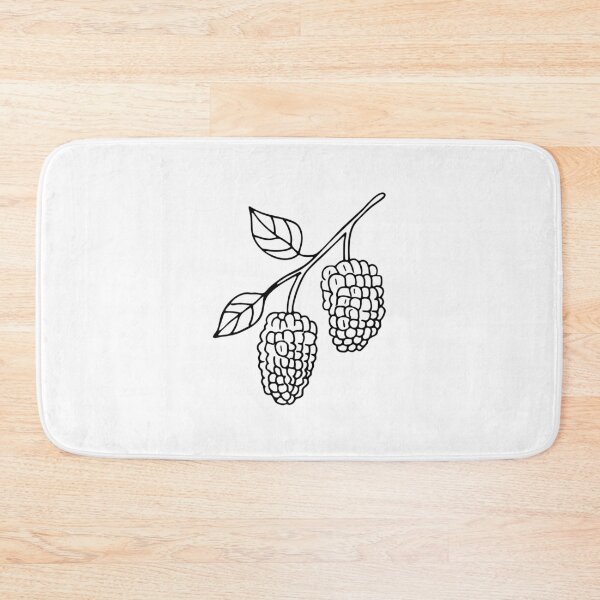 Item preview, A branch of mulberries hanging low, ripe and plump designed and sold by rasagamastore.
