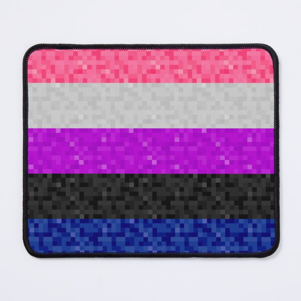 Item preview, Gender Fluid Pride Pixel Flag Repeating Background designed and sold by LiveLoudGraphic.