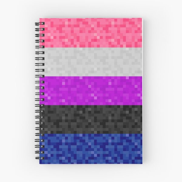 Item preview, Gender Fluid Pride Pixel Flag Repeating Background designed and sold by LiveLoudGraphic.