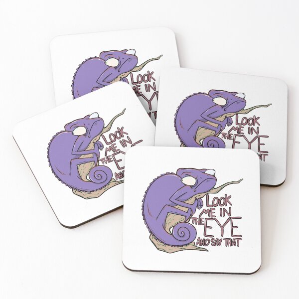Item preview, Grumpy Chameleon Art: 'Look Me in the Eye' designed and sold by avellis illustrations.