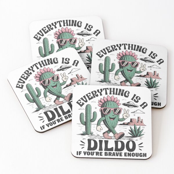 Item preview, Everything Is A D*ldo - Western UFO Cactus designed and sold by BeansterNL.