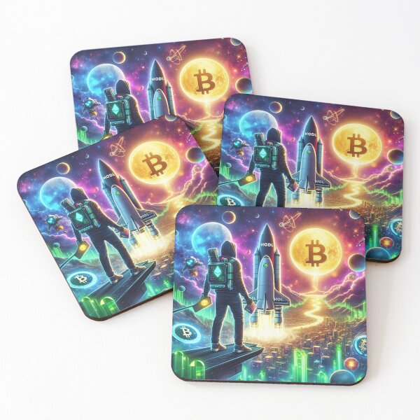 Item preview, HODL Rocket Crypto's Cosmic Journey designed and sold by Bored Elon.