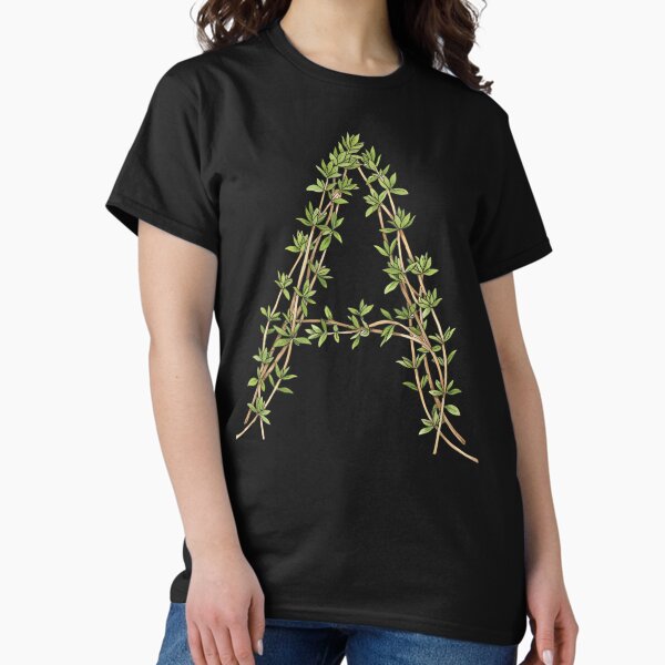 THYME LETTER A Classic T-Shirt