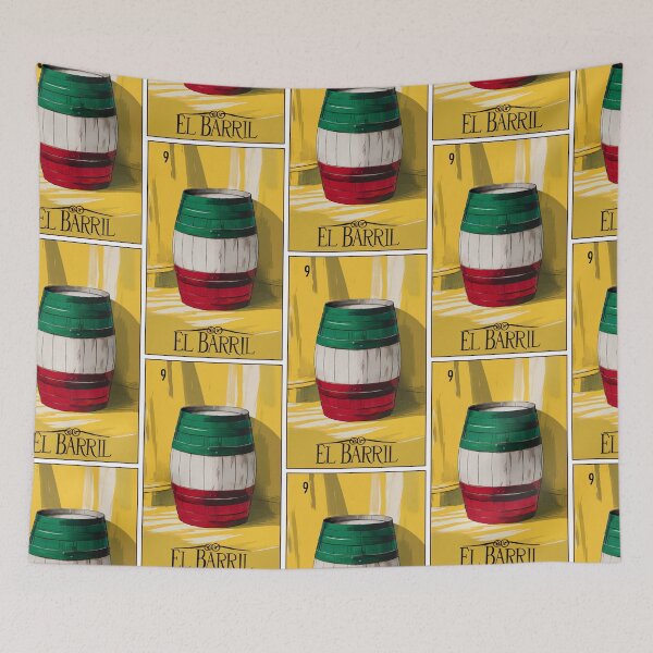 Item preview, El barril ("the barrel") Lotería card 09 designed and sold by matteflor.