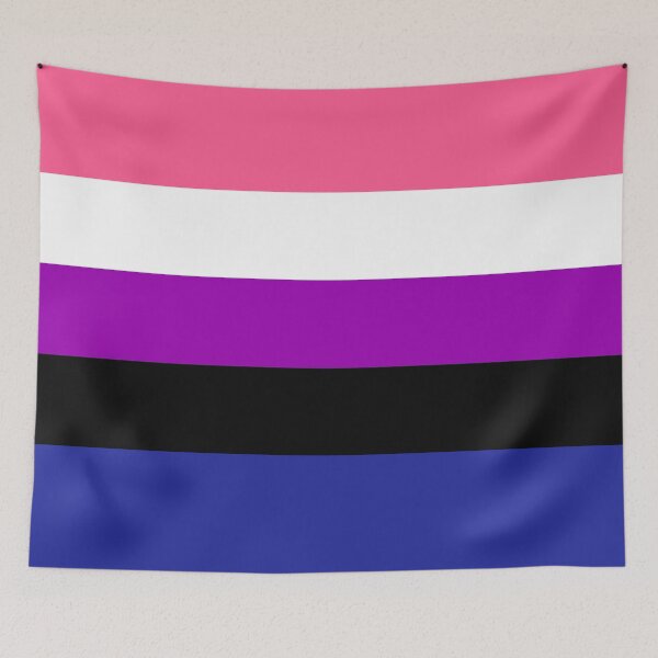 Item preview, Seamless Repeating Gender Fluid Pride Flag Pattern designed and sold by LiveLoudGraphic.