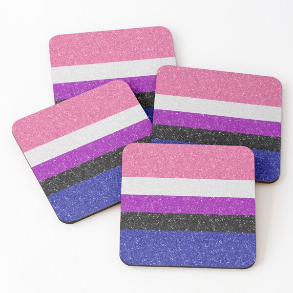 Item preview, Faux Glitter Gender Fluid Pride Flag Background designed and sold by LiveLoudGraphic.
