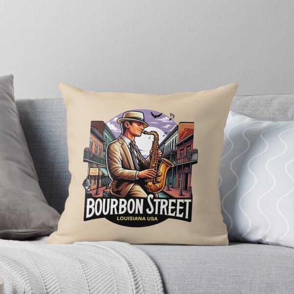 Item preview, Bourbon Street, Louisiana USA designed and sold by FineArtsPro.
