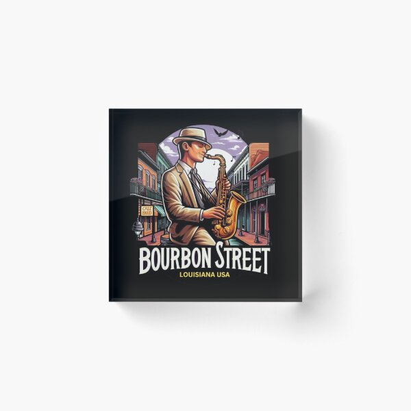 Item preview, Bourbon Street, Louisiana USA designed and sold by FineArtsPro.