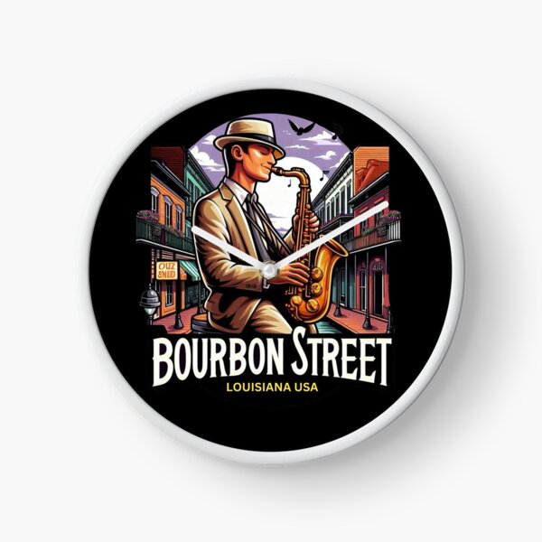 Item preview, Bourbon Street, Louisiana USA designed and sold by FineArtsPro.