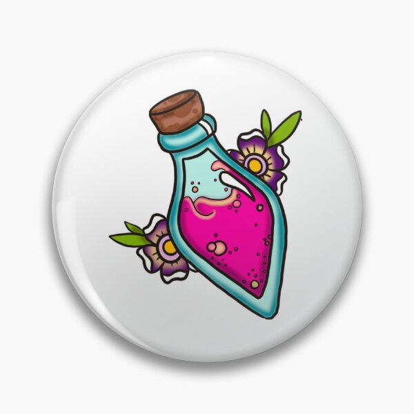 Item preview, Pink potion bottle designed and sold by HoodRatSwagger.