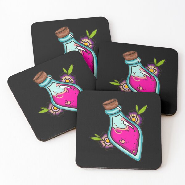 Item preview, Pink potion bottle designed and sold by HoodRatSwagger.