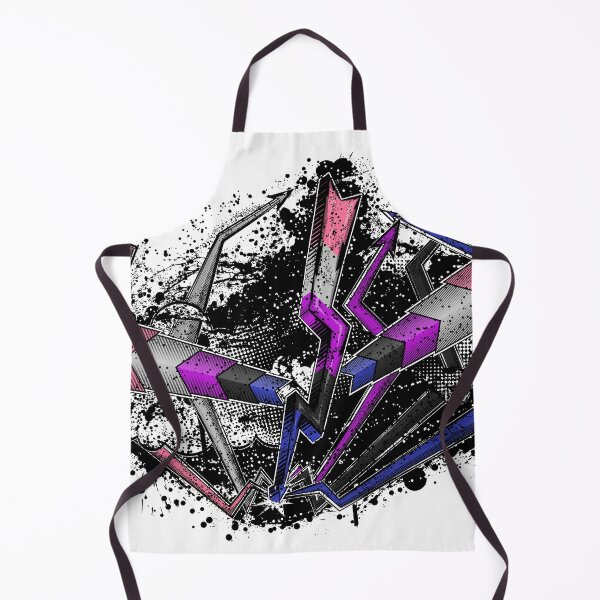 Item preview, Grunge Graffiti Gender Fluid Lightning and Arrows designed and sold by LiveLoudGraphic.