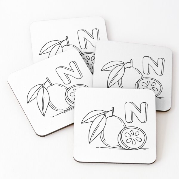 Item preview, An Illustration of letter N stand for Nagami designed and sold by rasagamastore.