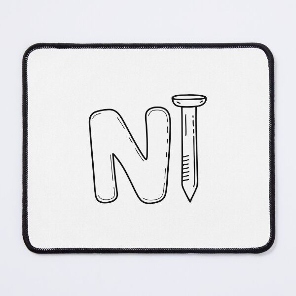 Item preview, An Illustration of letter N stand for Nail designed and sold by rasagamastore.