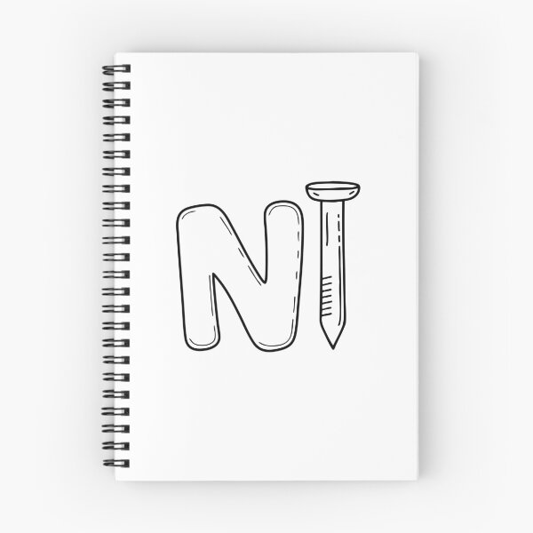 Item preview, An Illustration of letter N stand for Nail designed and sold by rasagamastore.