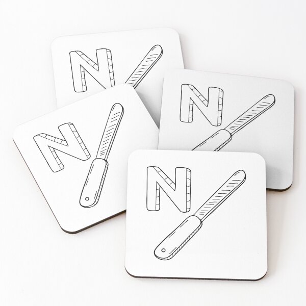 Item preview, An Illustration of letter N stand for Nail file designed and sold by rasagamastore.