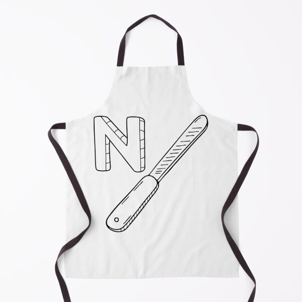 Item preview, An Illustration of letter N stand for Nail file designed and sold by rasagamastore.