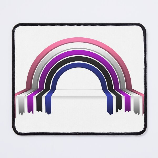 Item preview, Gender Fluid Pride Flag 3D Drip Rainbow Design designed and sold by LiveLoudGraphic.