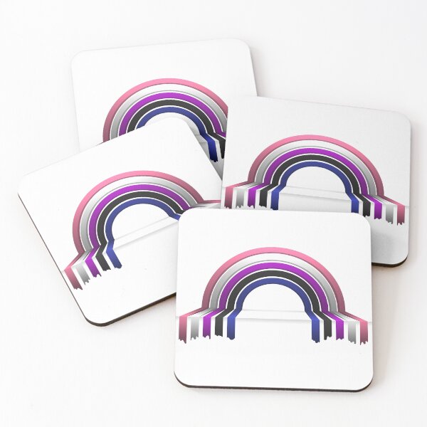 Item preview, Gender Fluid Pride Flag 3D Drip Rainbow Design designed and sold by LiveLoudGraphic.