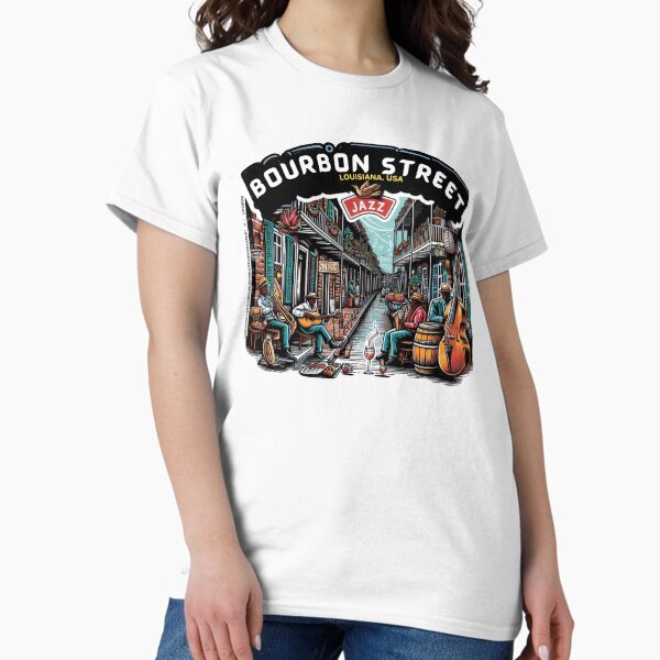 Item preview, Bourbon Street, Louisiana USA designed and sold by FineArtsPro.