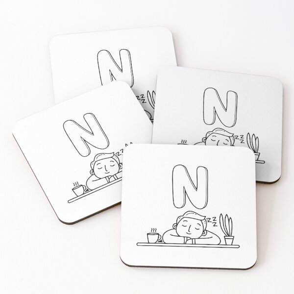 Item preview, An Illustration of letter N stand for Nap designed and sold by rasagamastore.